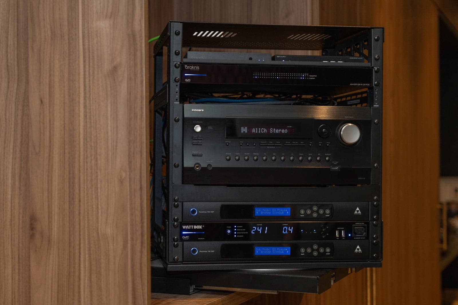 A clean, labelled network installation